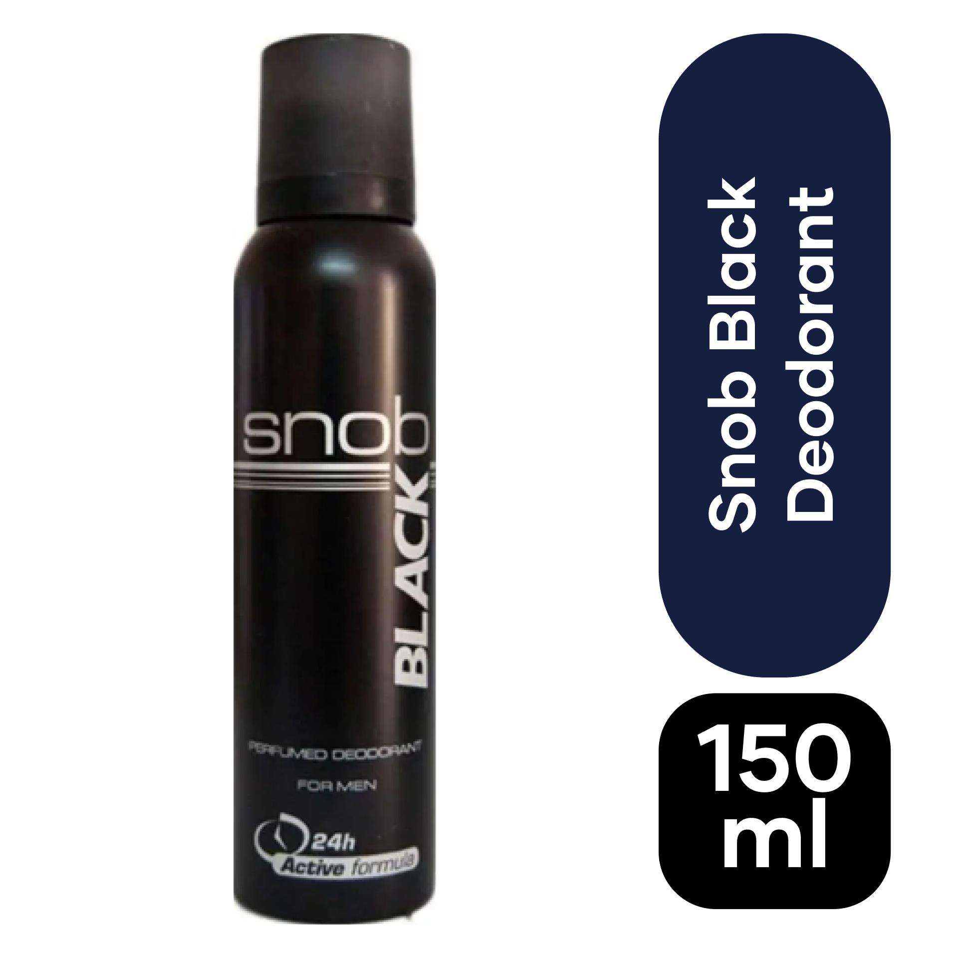 Snob For Men Black Deodorant 150 ml