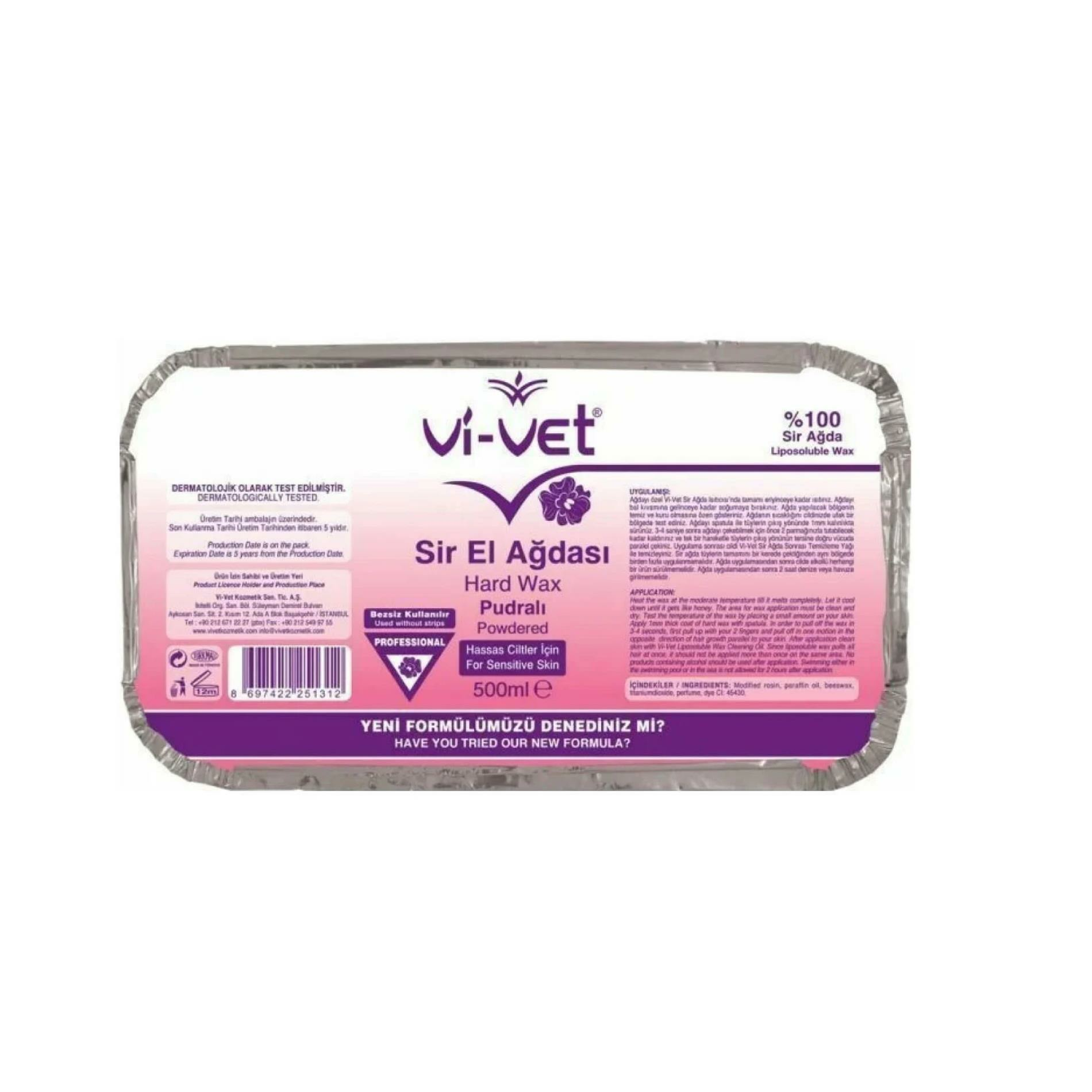 Vi-vet Sir Ağda 500 ml Pudralı