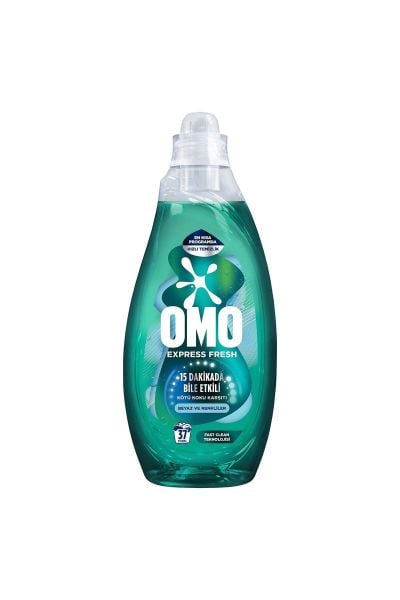 Omo Express Fresh Beyaz & Renkliler 1480 ml