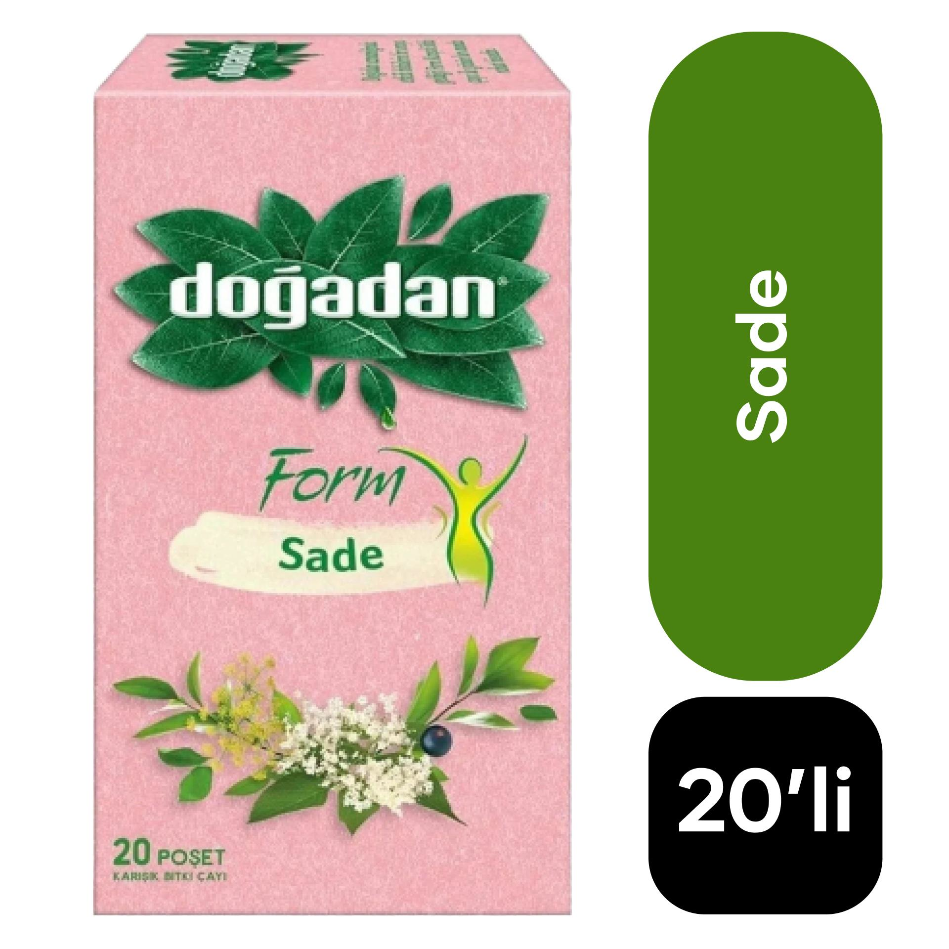 Doğadan Form Sade 20 Adet