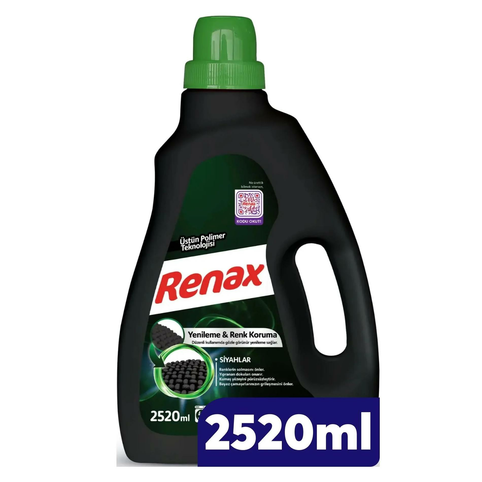 Renax Sıvı Deterjan 2520 ml Siyahlar