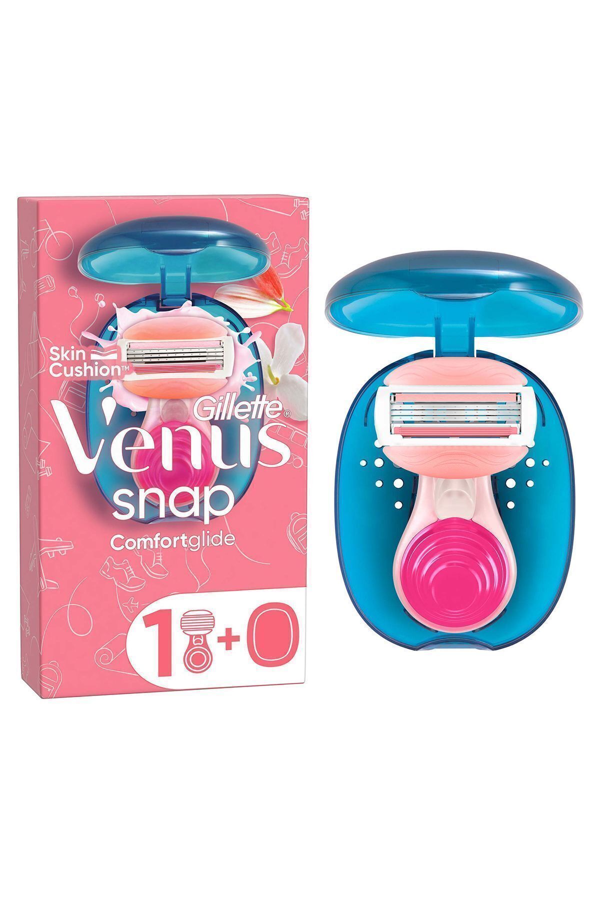 Gillette Venus Snap Breeze Kadın Tıraş Makinesi Seyahat Boyu