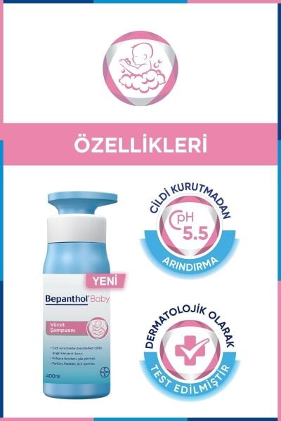 Bepanthol Baby Vücut Şampuan 400 ml