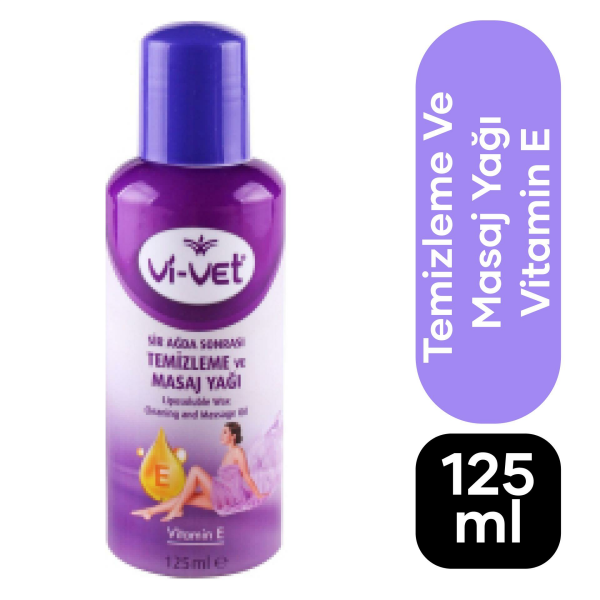 Vi-Vet Ağda Sonrası Temizleme Ve Masaj Yağı E Vitamini 125 ml