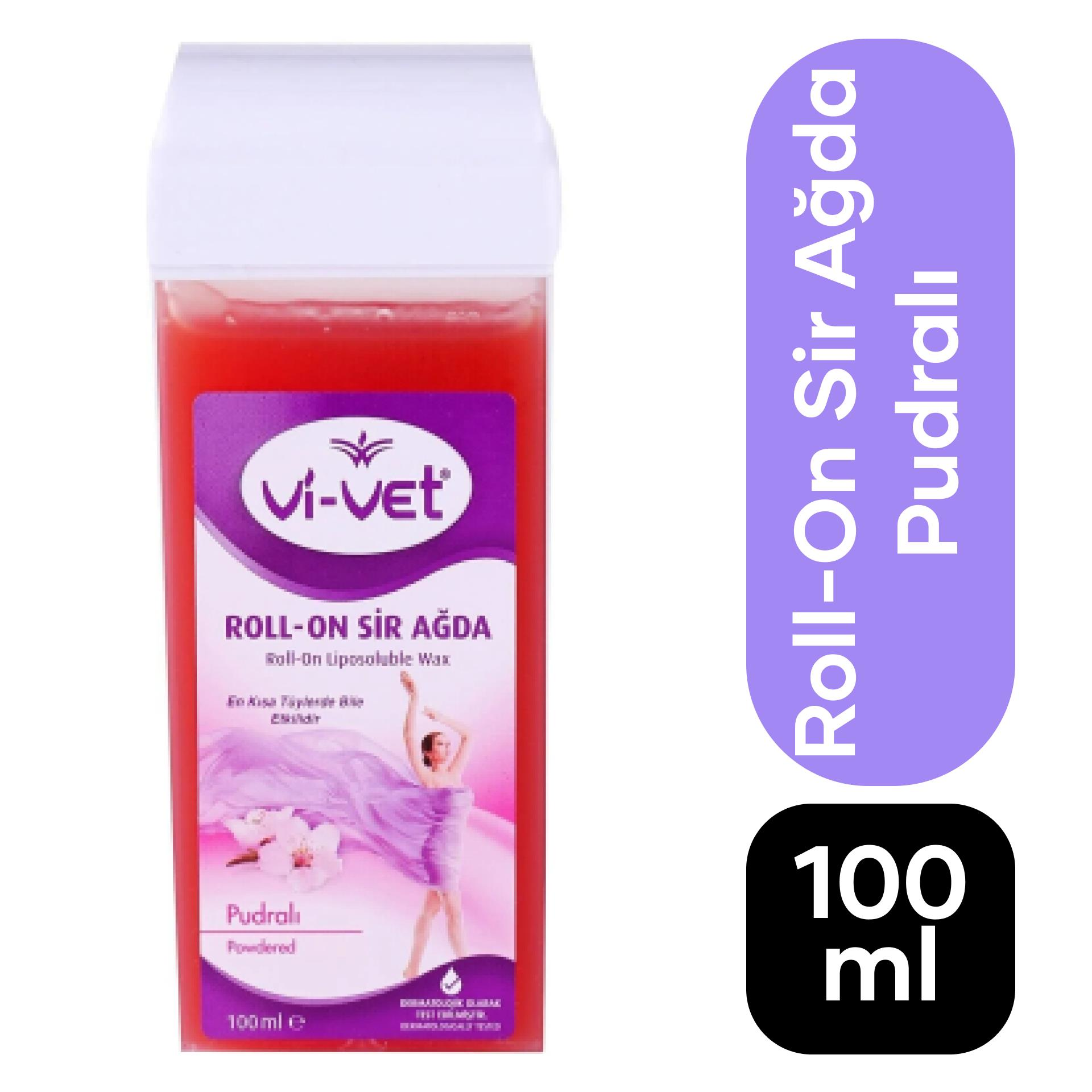 Vi-vet Kartuş Roll-on Pudralı Sir Ağda 100 ml