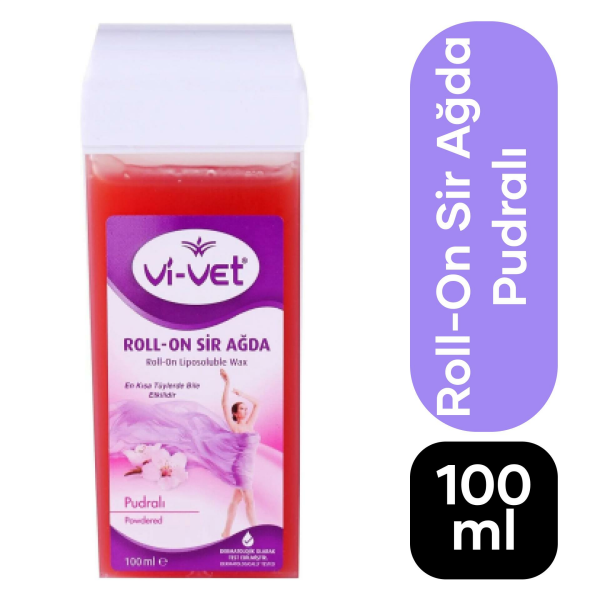 Vi-Vet Roll-On Sir Ağda 100 ml Pudralı