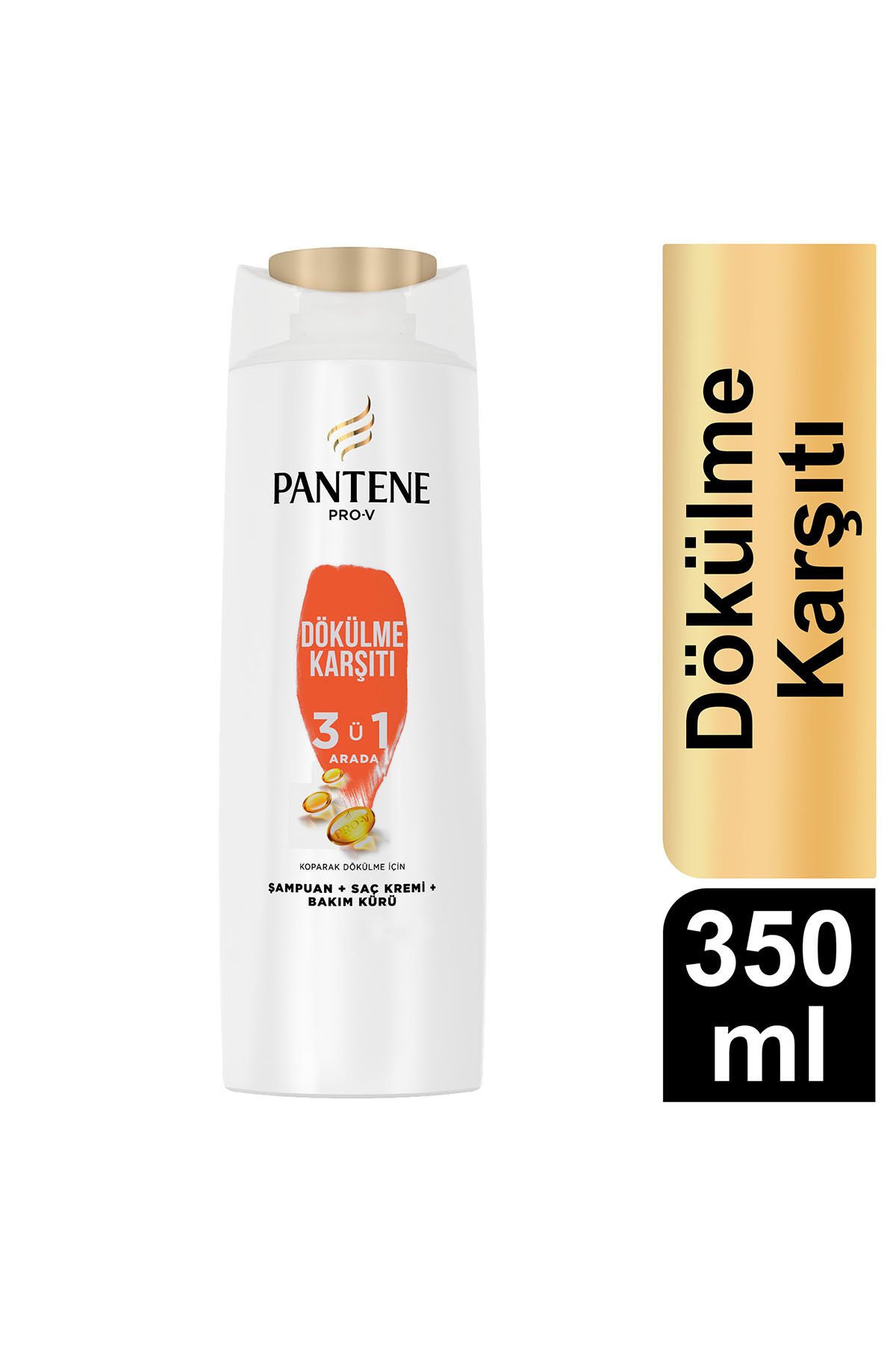 Pantene Şampuan 350 ml 3-1 Saç Dökülme Karşıtı