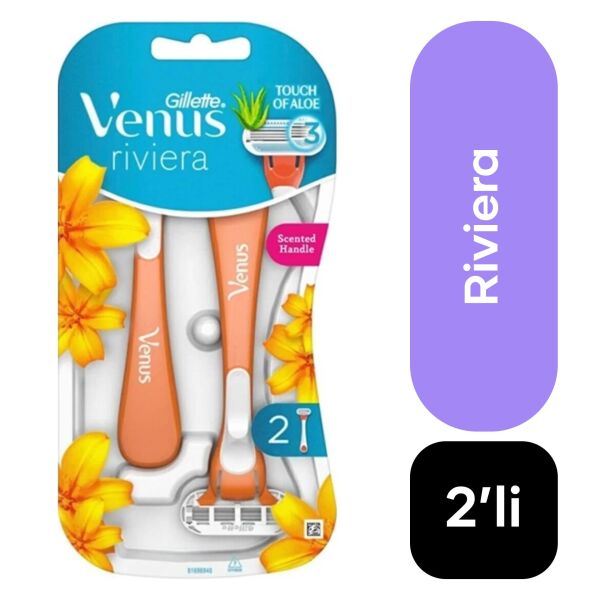 Gillette Venüs Riviera 2'li Yedek