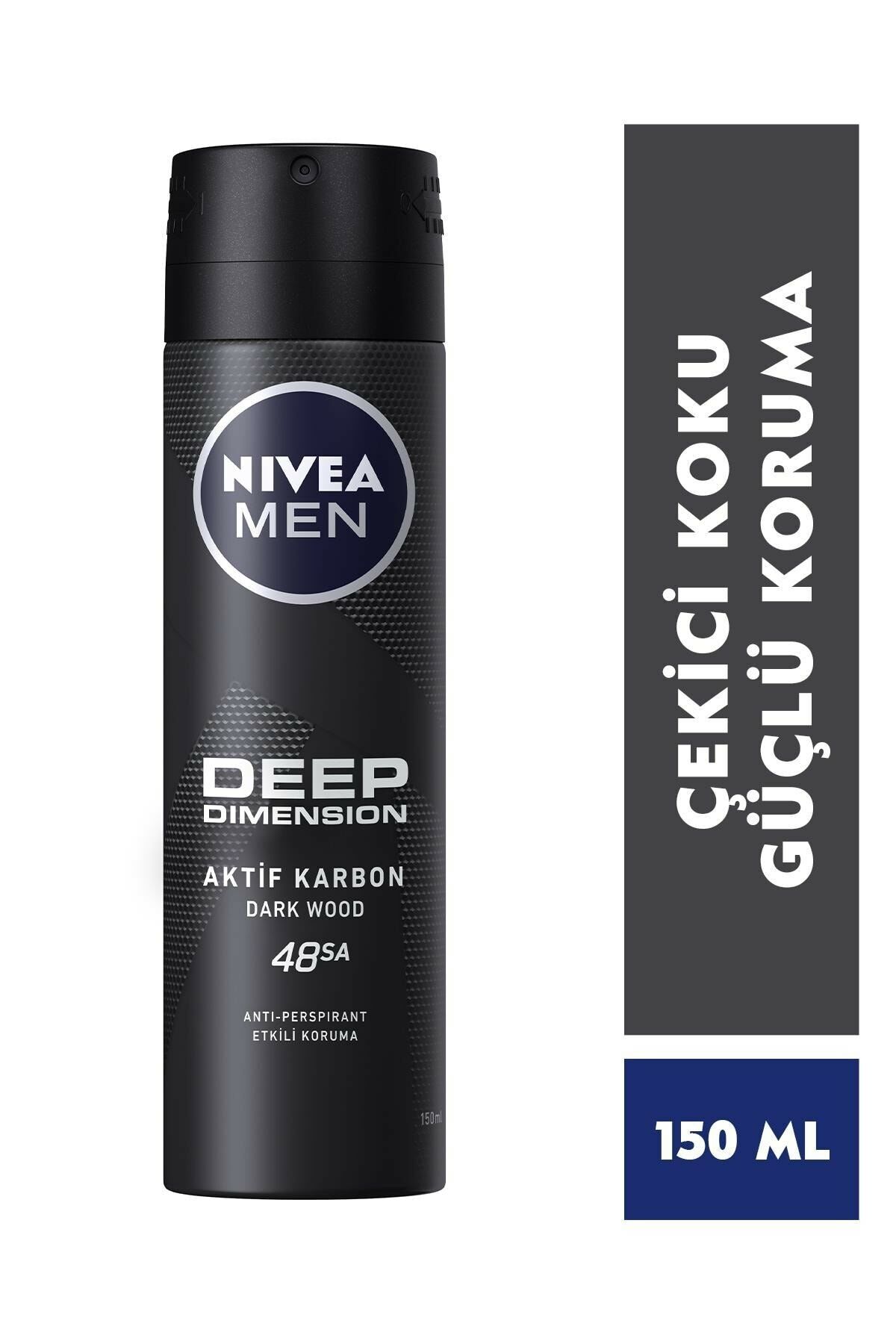 Nivea Men Erkek Sprey Deodorant Deep Dimension 150ml