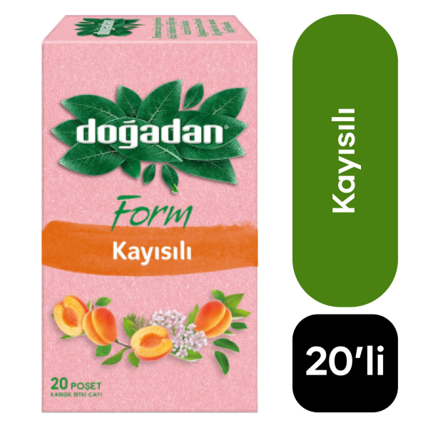 Doğadan Kayısılı 20 Adet