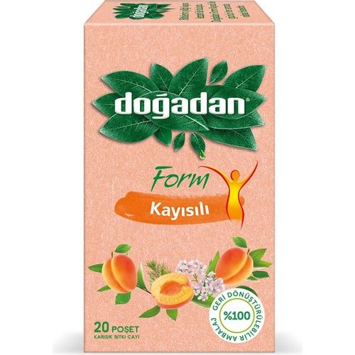 Doğadan Kayısılı 20 Adet