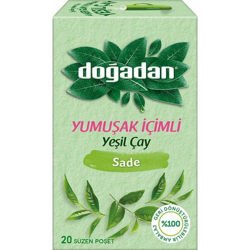 Doğadan Yeşil Çay Yumuşak İçim 20'li