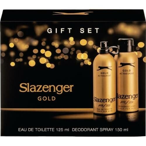 Slazenger Active Sport Gold 125 ml + 150 ml Deodorant Erkek Parfüm