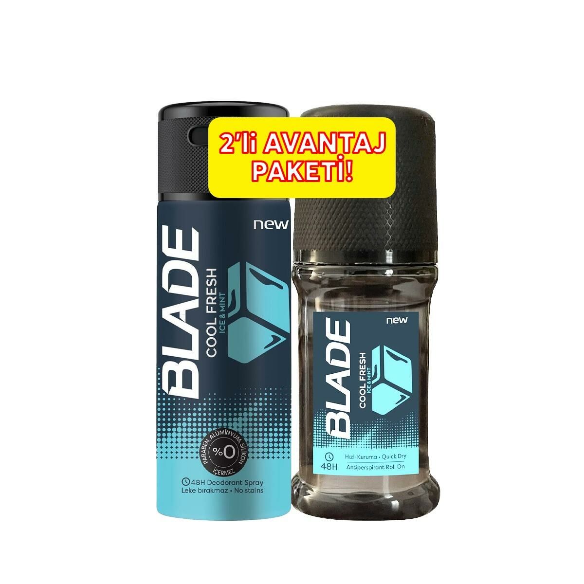 Kofre Blade Erkek Deodorant 150 ml + Roll-On 50 ml Cool Fresh