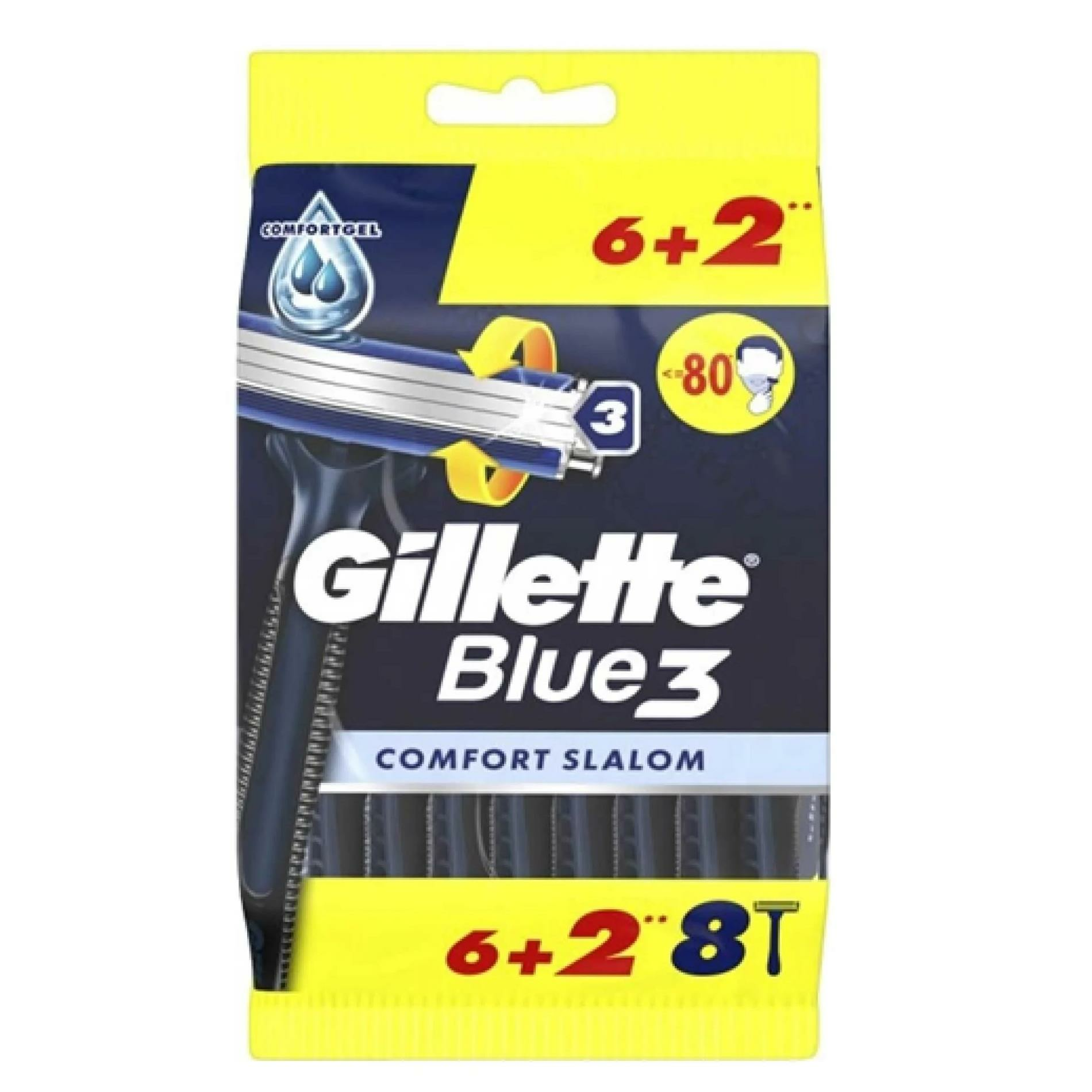 Gillette Tıraş Bıçağı Blue3 8'li Comfort Poşet