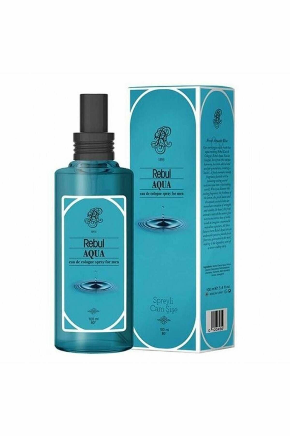 Rebul Aqua 125 ml Pet Spreyli Kolonya