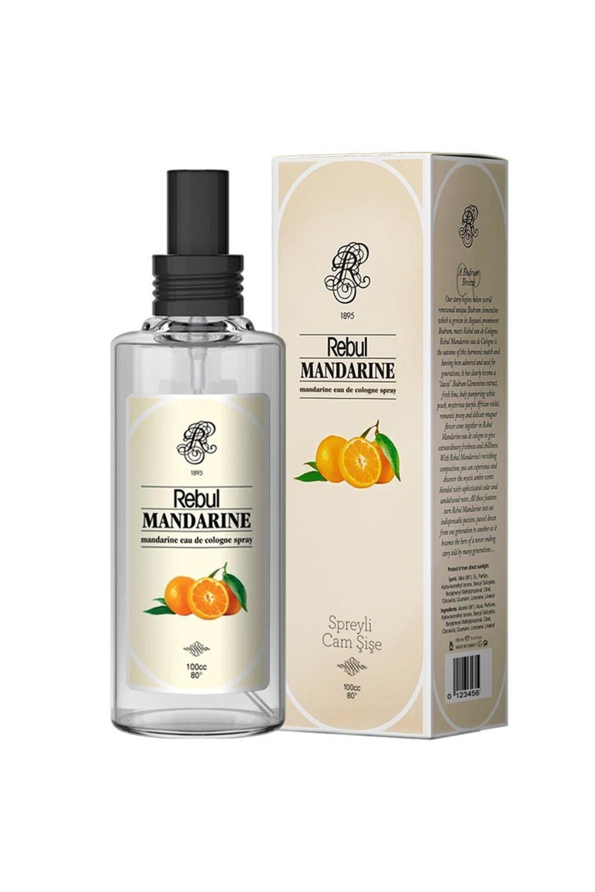 Rebul Mandarine 125 ml Spreyli Kolonya