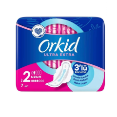 Orkid Ultra Extra Hijyenik Ped Uzun Tekli Paket 7'li