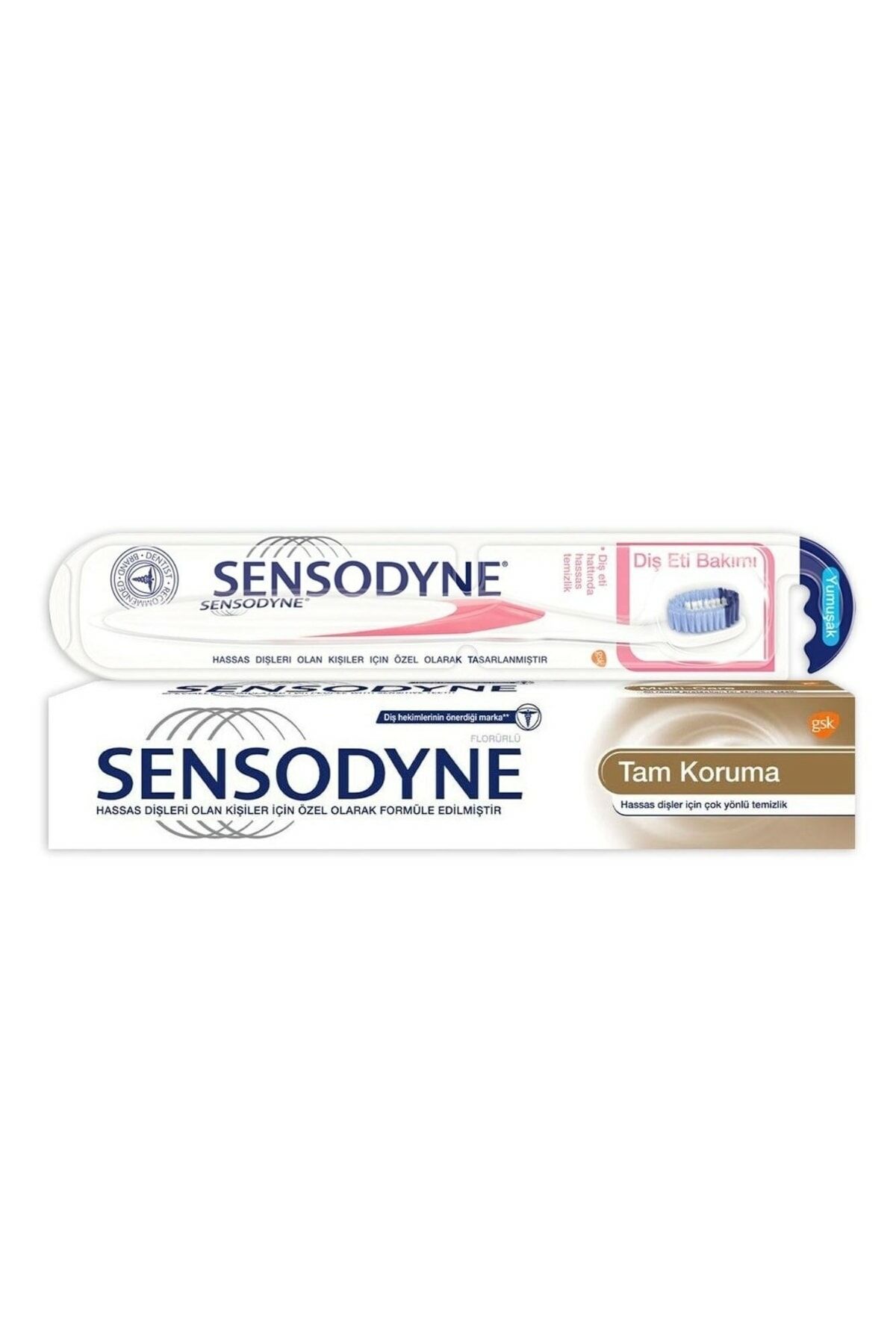 Sensodyne Total Care Diş Macunu 75 ml + Diş Fırçası Diş Eti Bakımı