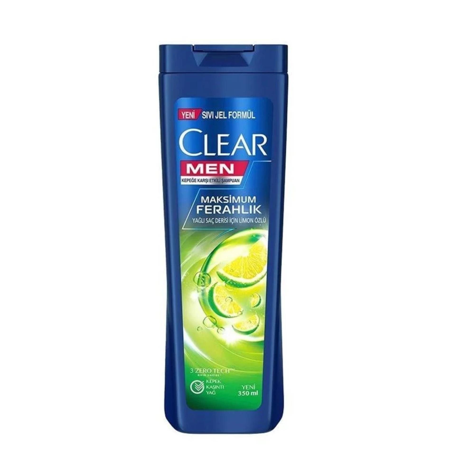 Clear 350 ml Men Şampuan Maksimum Ferahlık