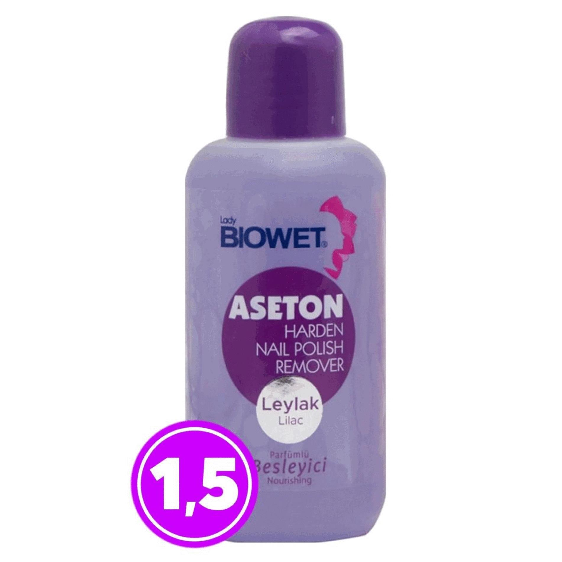 Nail Polish Biowet Aseton 125 ml Leylak