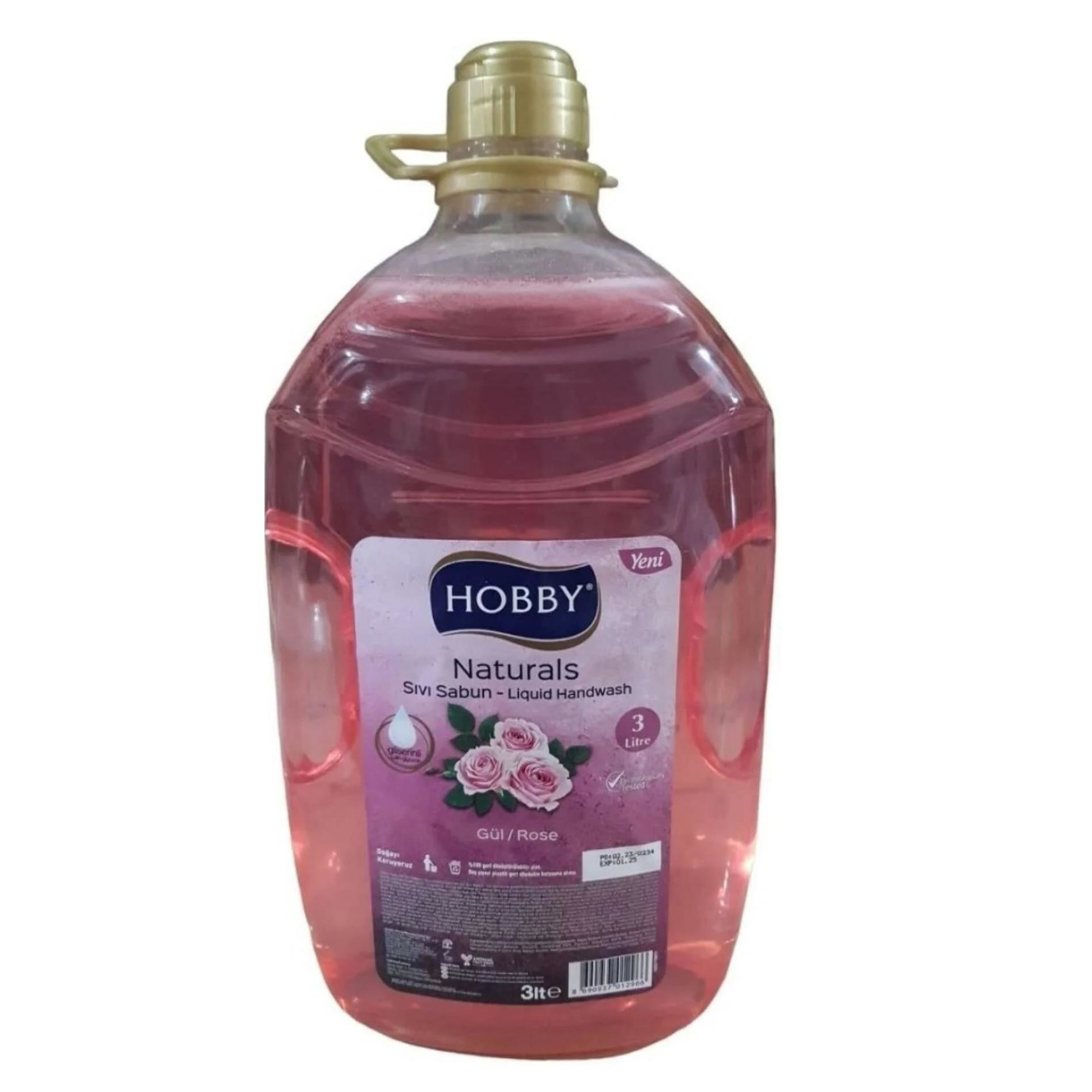 Sabun Hobby Sıvı Sabun 3000 ml Gül