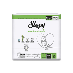 Sleepy Bebek Bezi Natural Yenidoğan 2-5 Kg 64lü