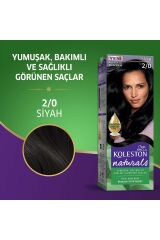 Koleston Saç Boyası Naturals 2/0 Siyah