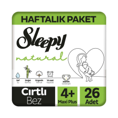 Sleepy Natural Bez Maxi Plus No:4 9-16 Kg