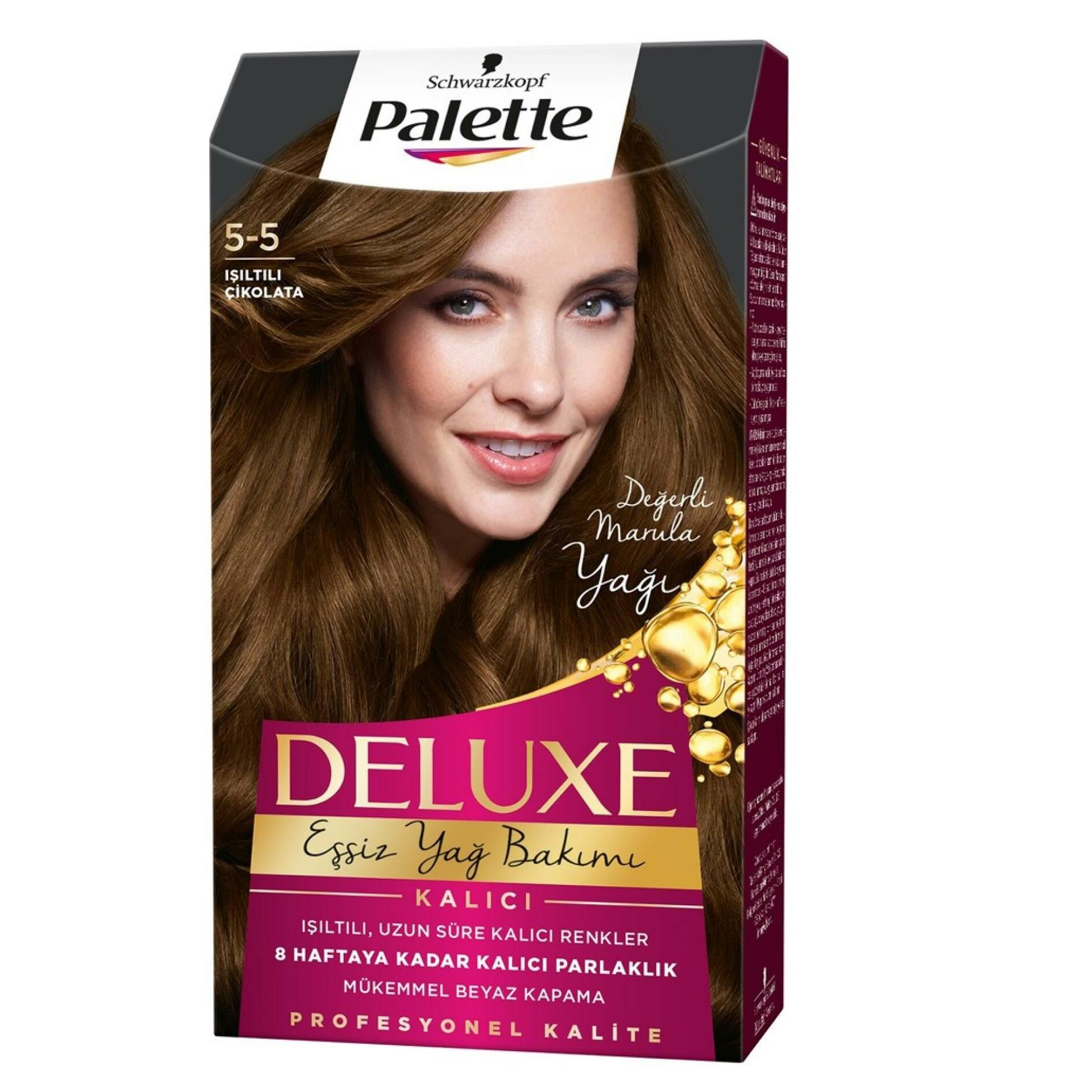 Palette Deluxe 5-5 Işıltılı Çikolata