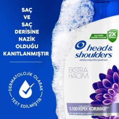Head & Shoulders Şampuan 330 ml Extra Hacim