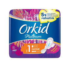 Orkid Platinum Hijyenik Ped Normal Tekli Paket 8'li