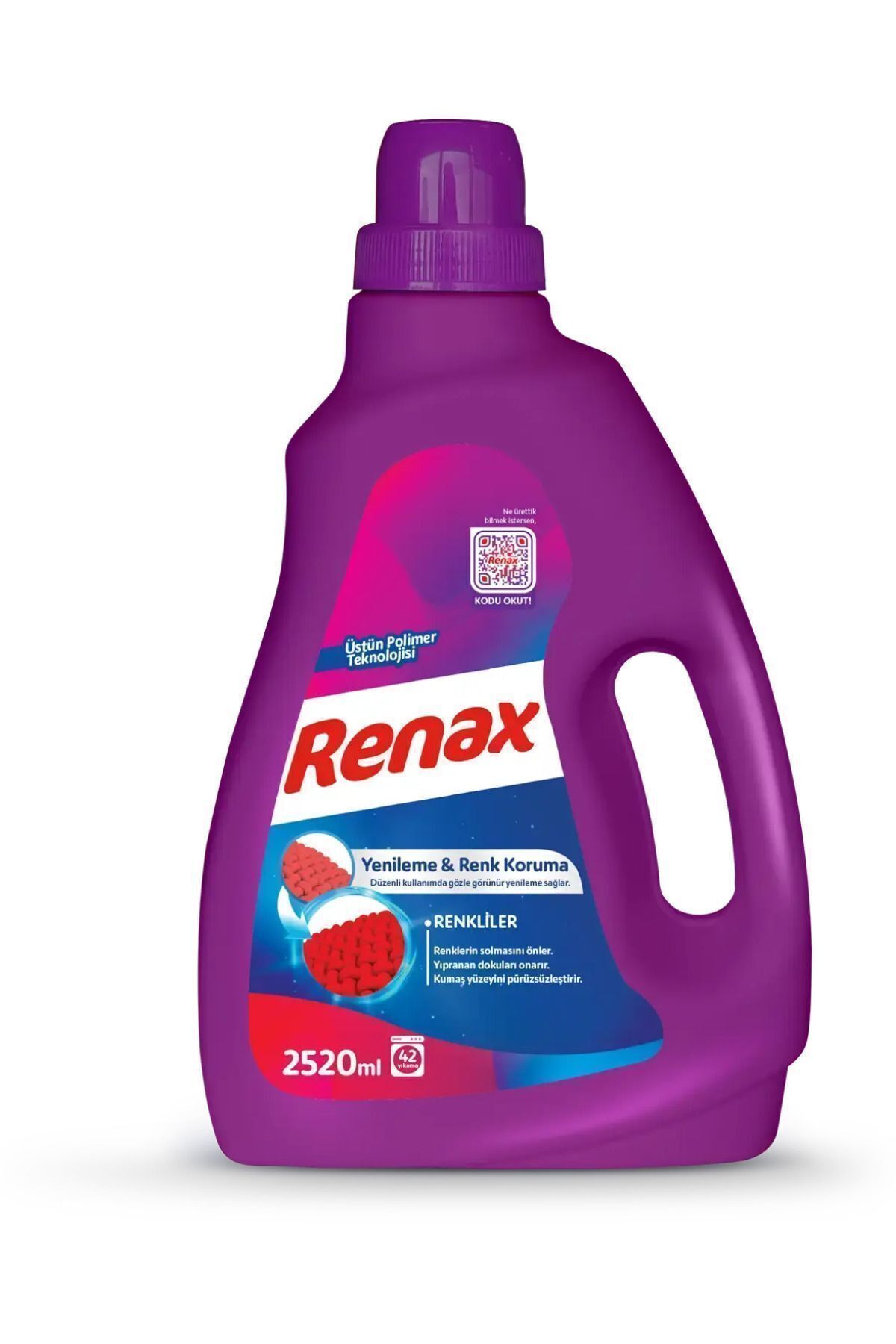 Renax Sıvı Deterjan 2520 ml Renkliler