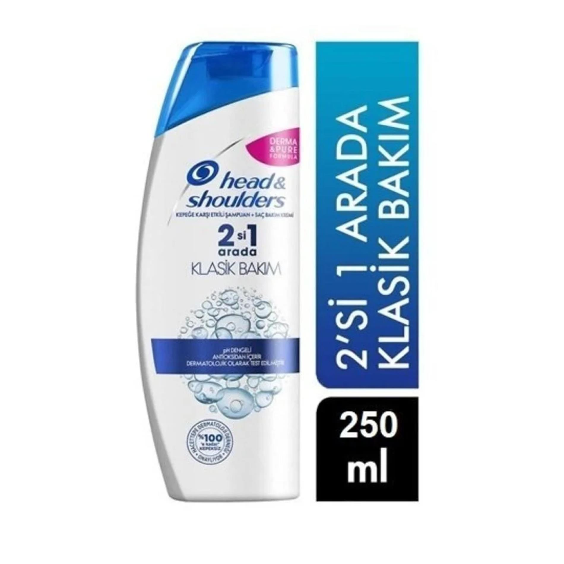 Head & Shoulders Şampuan 250 ml 2-1 Klasik Bakım