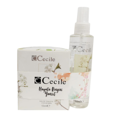 Kofre Cecile Parfüm 55 ml + Body Mist 150 ml Jasmine