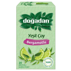 Doğadan 20’li Bergamot Aromalı Yeşil Çay