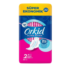 Orkid Ultra Extra Hijyenik Ped Uzun Süper Ekonomik Paket 22'li