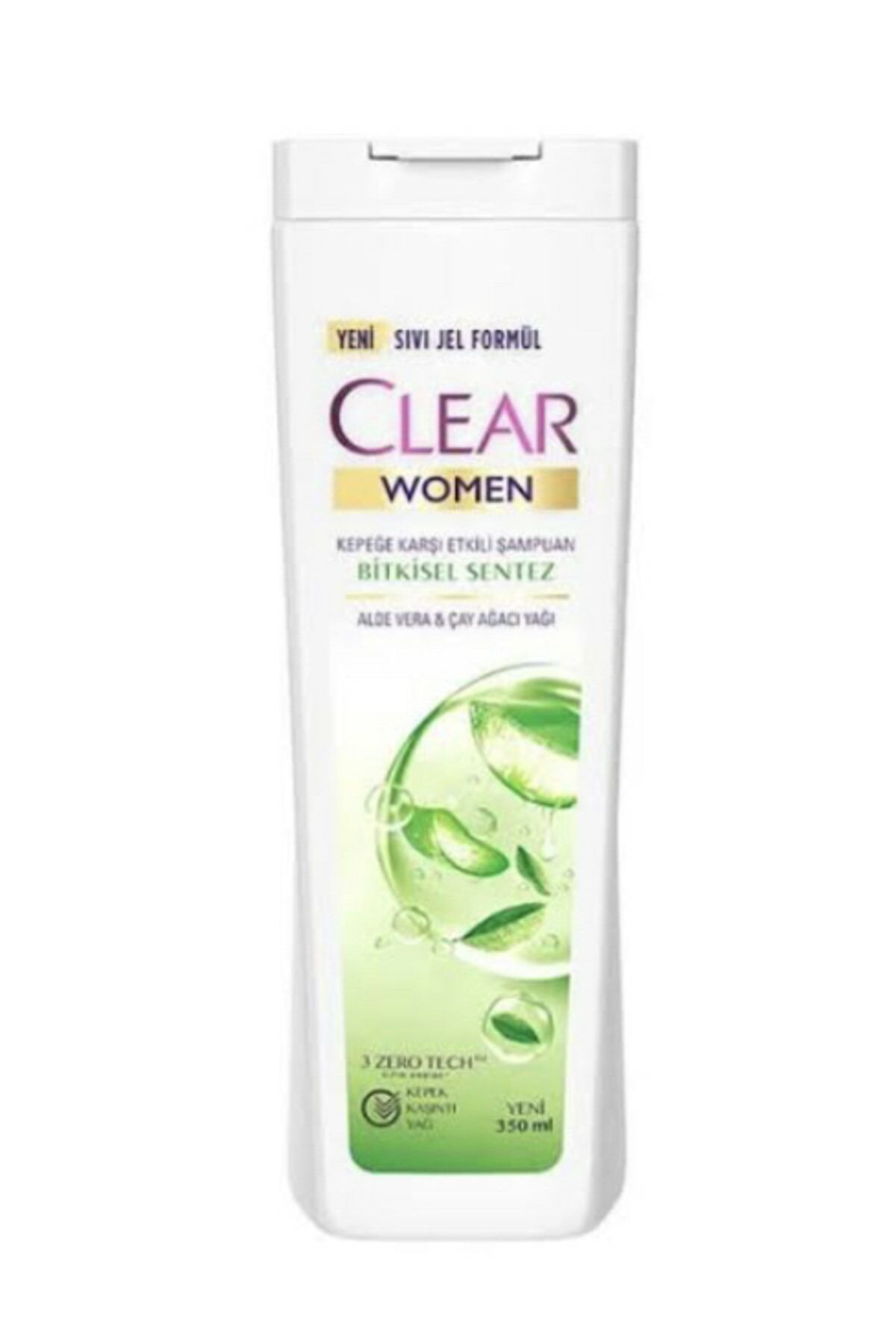 Clear 350 ml Men Şampuan Women Aloe Vera