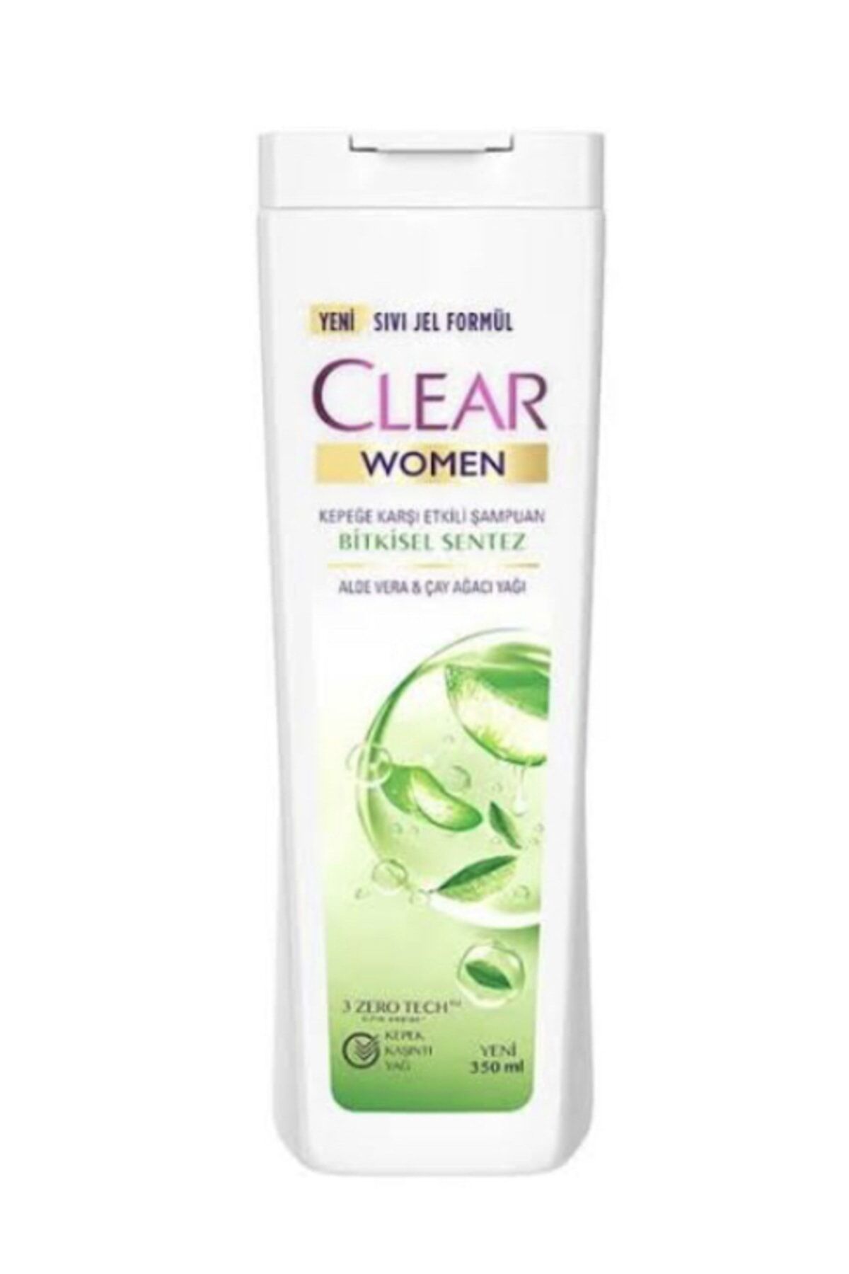 Clear 350 ml Men Şampuan Women Aloe Vera