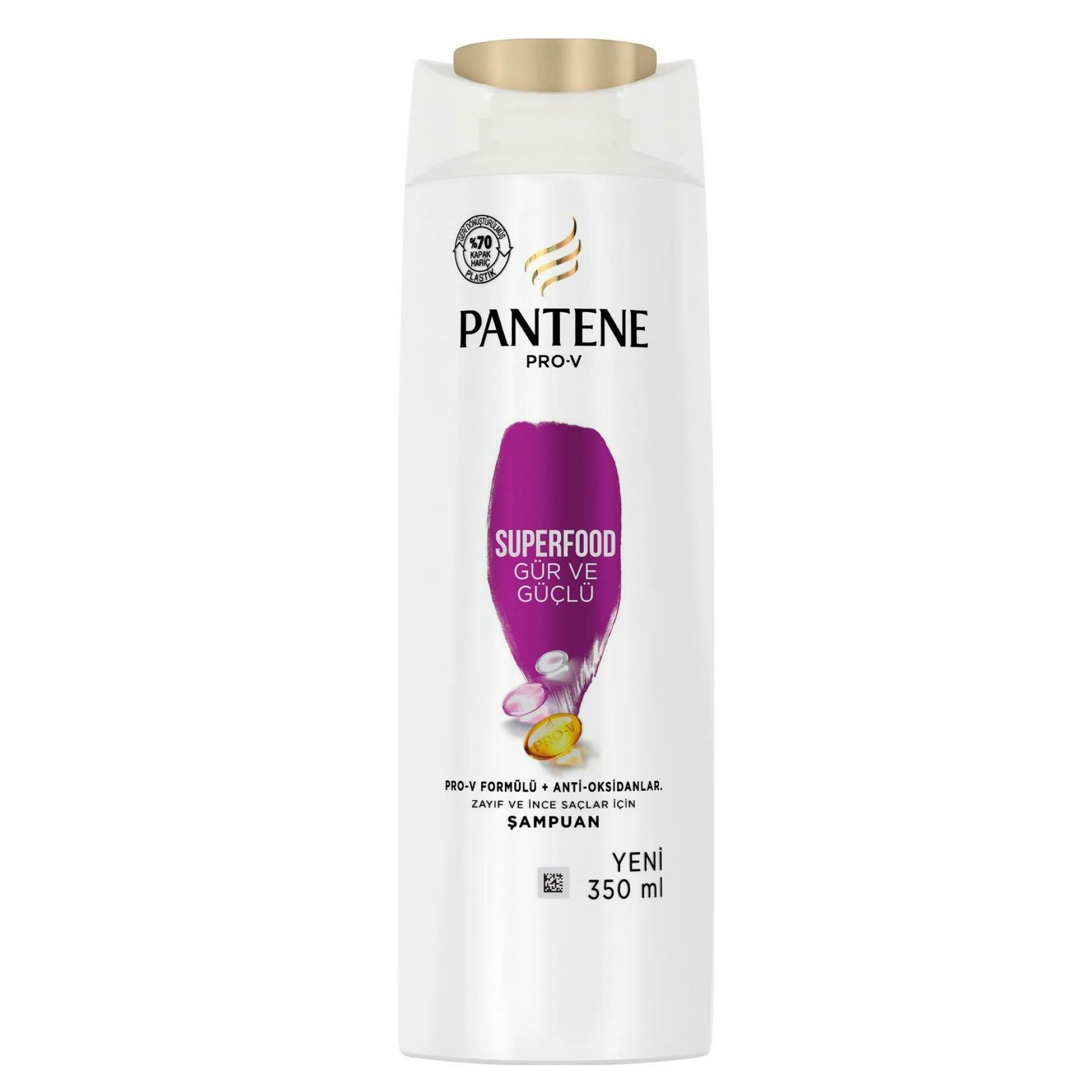 Pantene Şampuan 350 ml Gür ve Güçlü