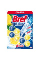 Bref Power Aktiv Katı Tuvalet Bloğu Limon Ikili Paket