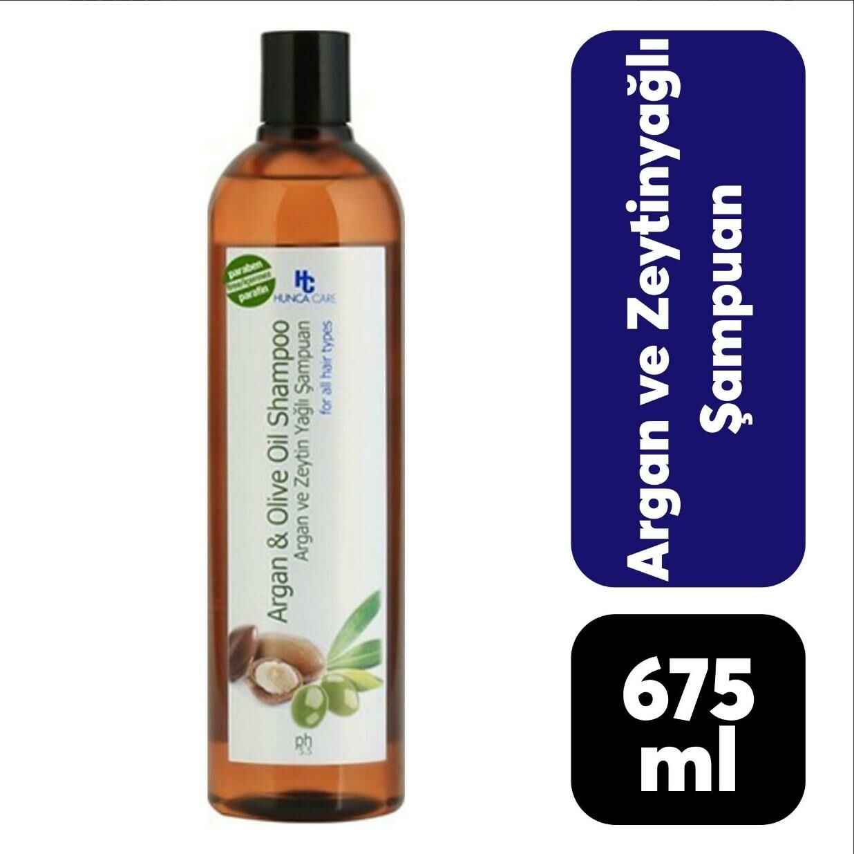 Hunca Care Argan ve Zeytinyağlı Şampuan 675 ML