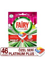 Fairy Platinum Plus Bulaşık Makinesi Deterjanı Kapsülü 46 Yıkama Limon Kokulu