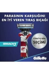 Gillette Mach-3 Makine + 4 Yedek