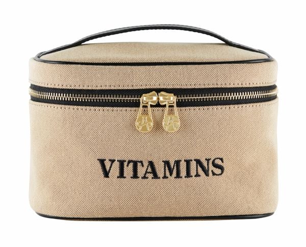 NEW HEAVEN VİTAMİN VE İLAÇ ÇANTASI Kanvas-Bordo