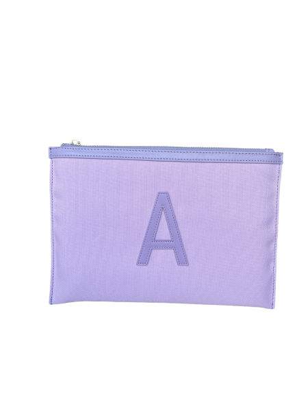 SUMMER MONOGRAM CLUTCH - LİLA V