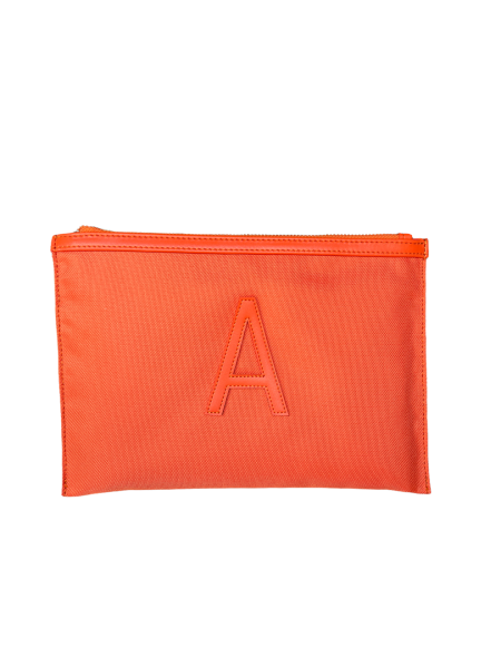 SUMMER MONOGRAM CLUTCH - TURUNCU Y