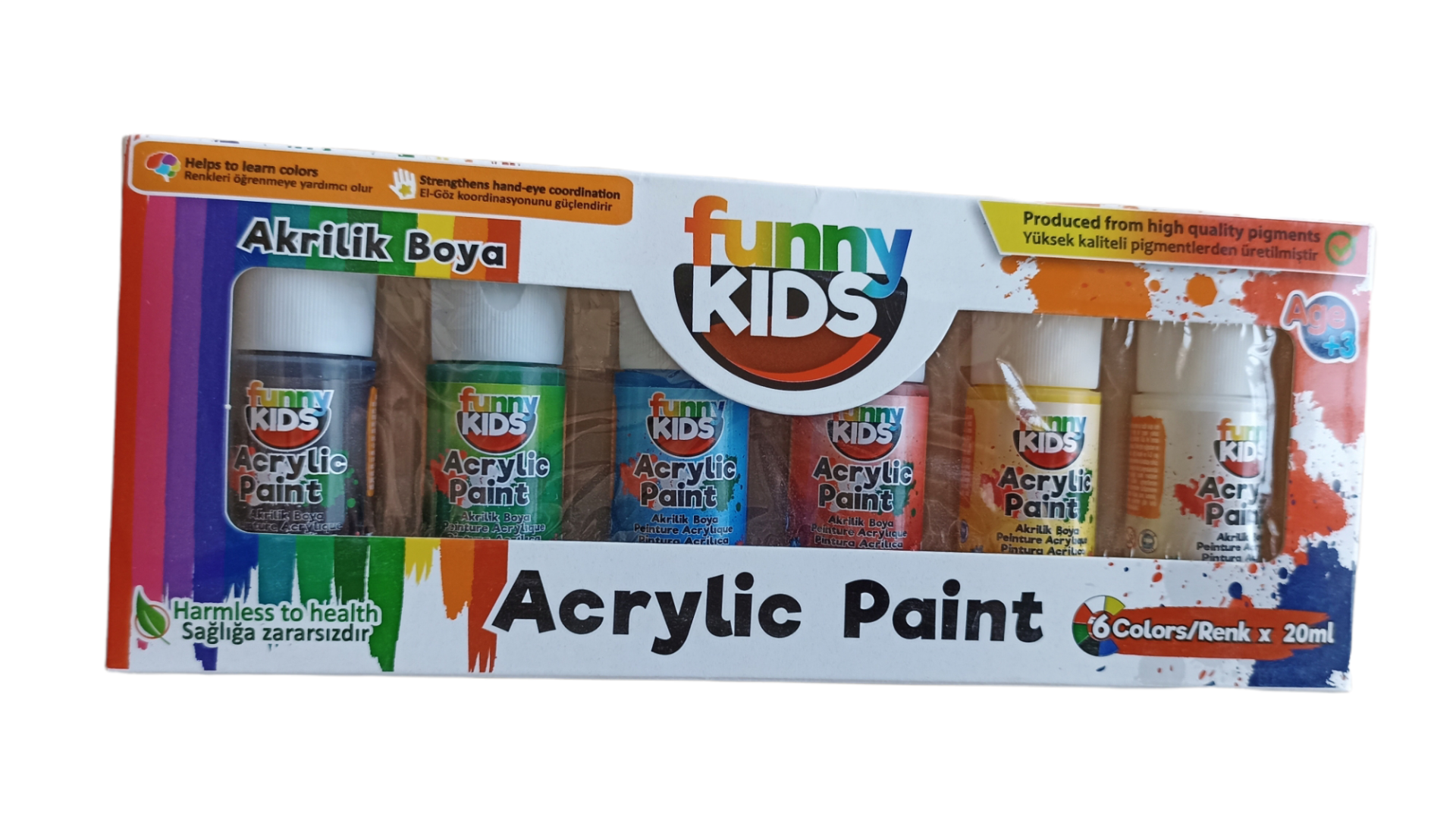 Akrilik Boya Funny Kids 6 renk