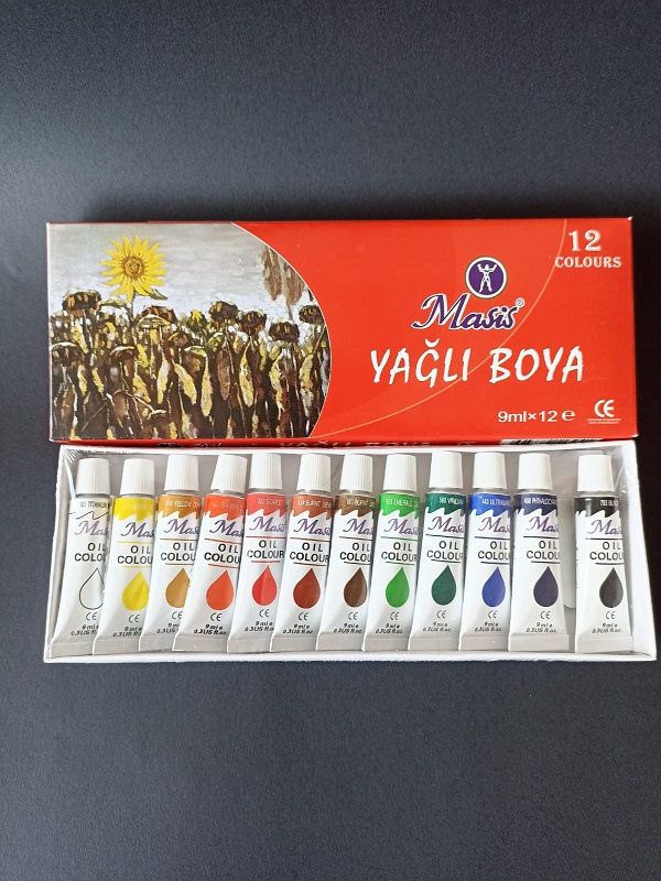 YAĞLI BOYA  12 RENKLİ