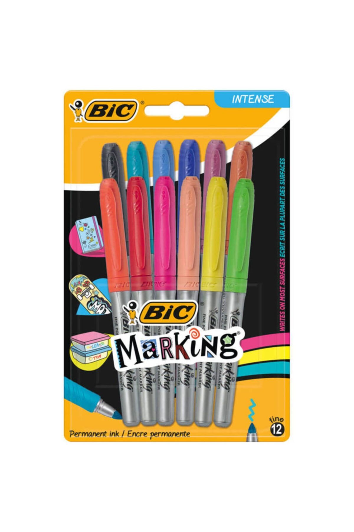 Marking Color Tükenmez Kalem 12'li
